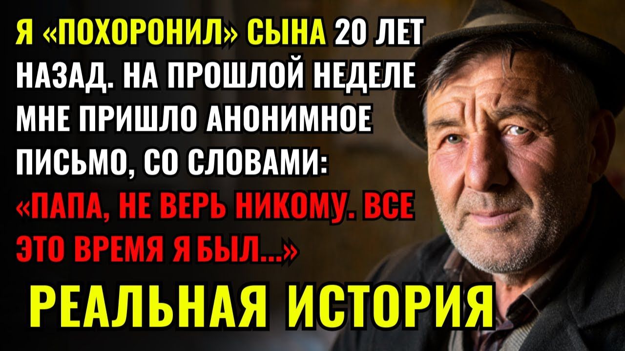 20 ЛЕТ НАЗАД Я ПОХОРОНИЛ СЫНА... Но на прошлой неделе, я получил ПИСЬМО ОТ ЕГО РУКИ...