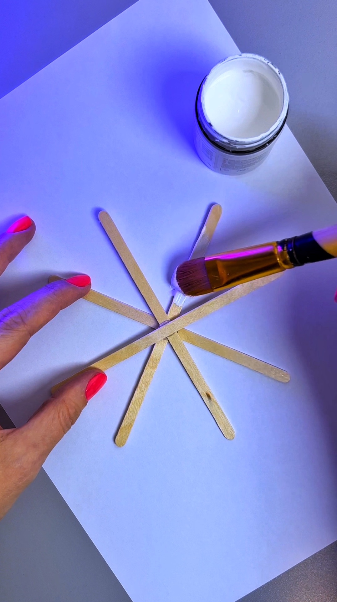 Новогодние украшения из палочек