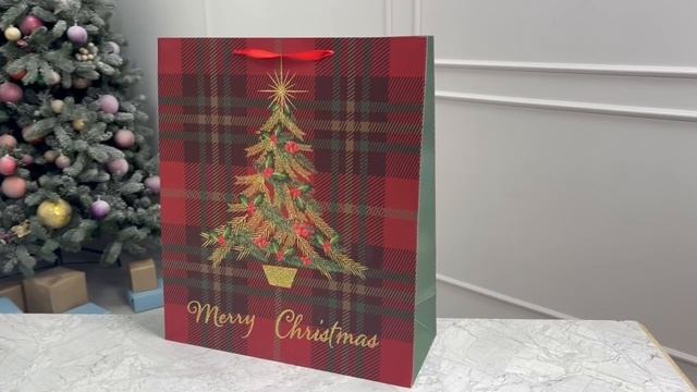 Подарочный пакет БЕСТ ГИФТ, бумага, бордовый, 48х42 см, 451746-2