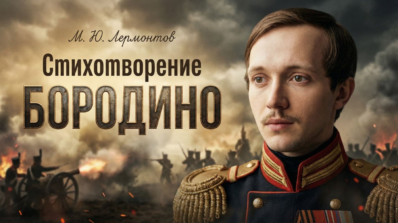 БОРОДИНО стихотворение поэта Михаила Юрьевича Лермонтова.