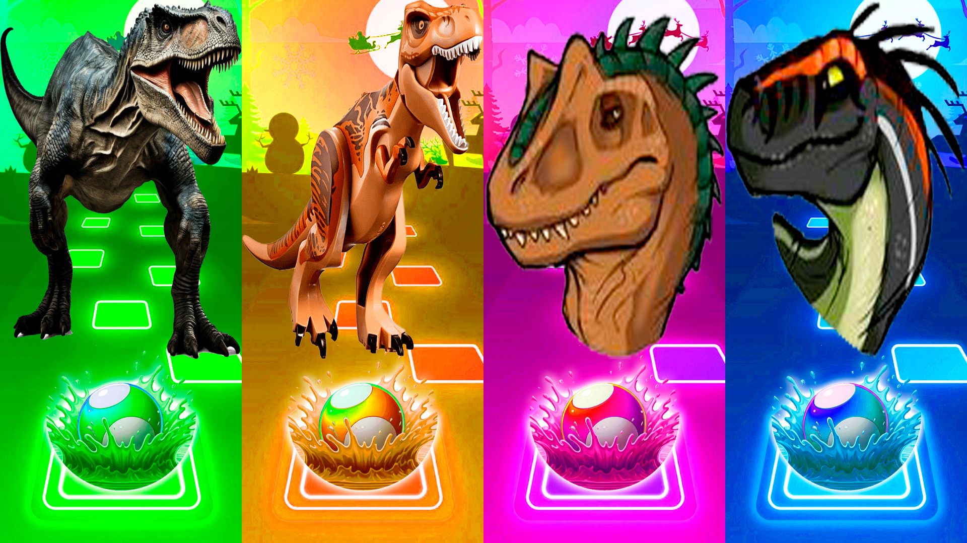 Coffin Dance Динозавры 239 уровень - Мультики про Динозавров | МУЛЬТФИЛЬМЫ ДИНОЗАВРЫ в Tiles Hop