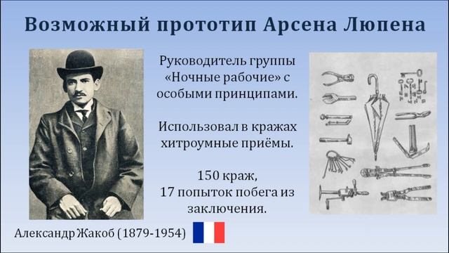 Автор детективов Морис Леблан и его герой Арсен Люпен