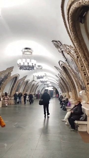 Московское метро :Киевская Филёвской линии /Киевская Кольцевая #метро #metro #underground