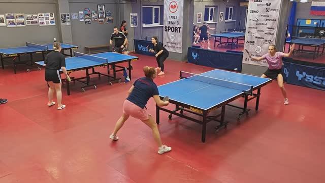 1/4 Мешков/Файтельсон (945) - Чирков/Морозова (1330) Настольный теннис МИКСТ 31 очко 16.11