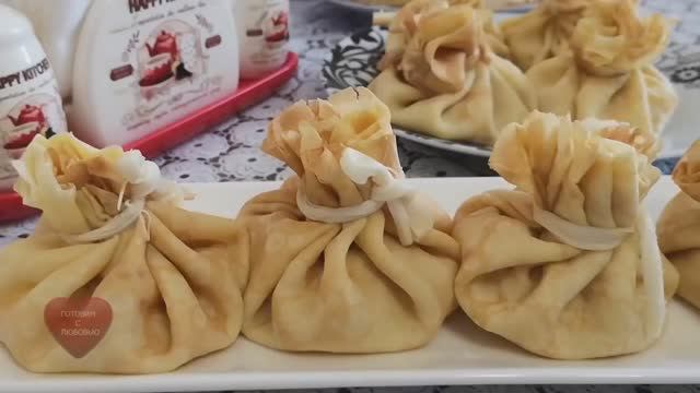 Блинные мешочки с начинкой. Блины на масленицу | Блинная закуска ОХОТНИЧЬЯ СУМКА.