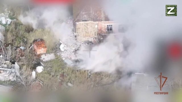 Бойцы «стальной» бригады Росгвардии уничтожили ПУ дронами ВСУ