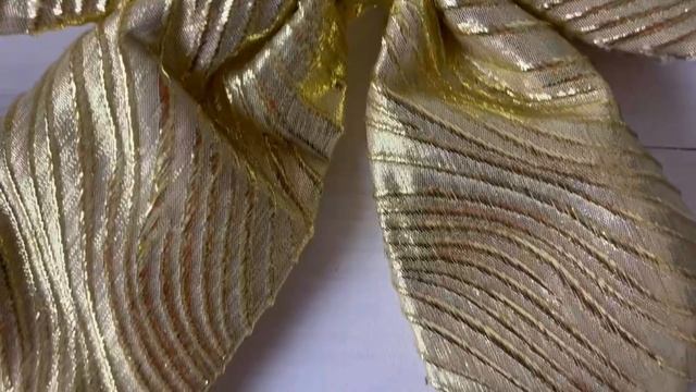 Бант для декорирования ЛЮЧИАНО ГРАНДЕ, золотой, 44х44 см, XNA24003521