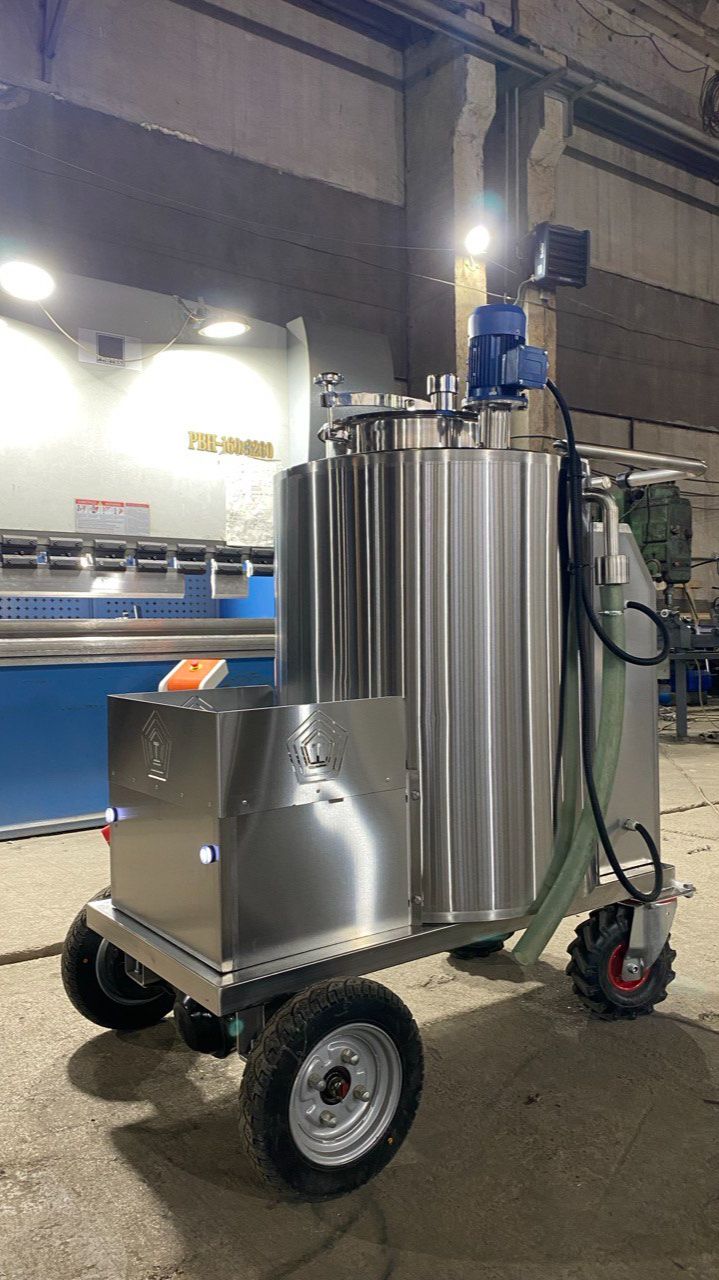 Молочное такси 250л. с приводом и пастеризацией