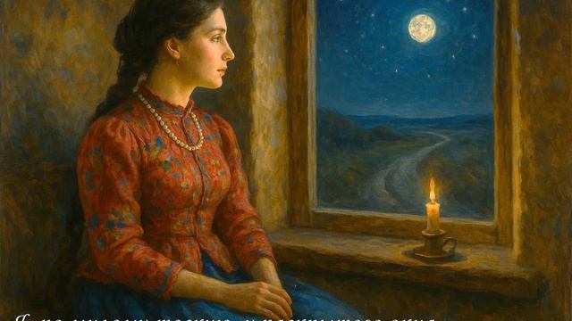 Я, по милому тоскую, у раскрытого окна...