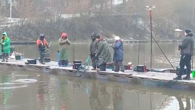 Поимка на дамбе