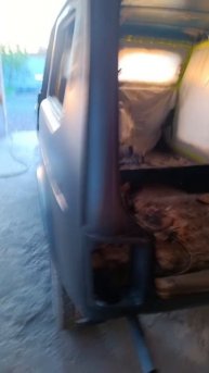 Загрунтовал акрилом но, ещё не шпаклевал ниву часть 4