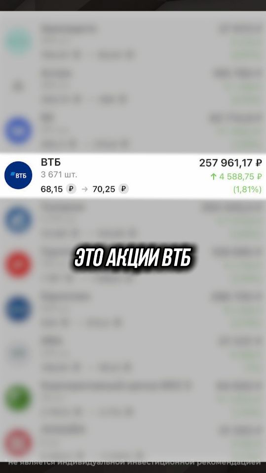 ЧТО БУДЕТ С АКЦИЯМИ ВТБ #акции #инвестиции #стратегия #рынок #дивиденды