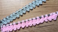 Наборный край спицами. Красивый АЖУРНЫЙ набор петель💥