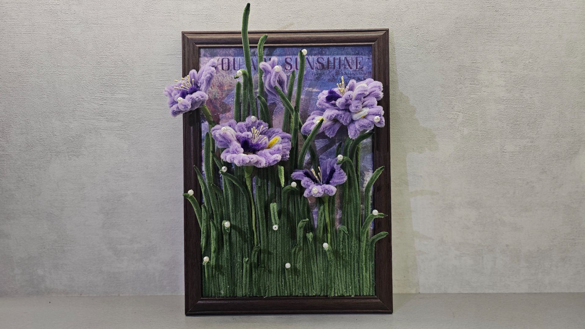 Картина из синельной проволоки. Мастер-класс