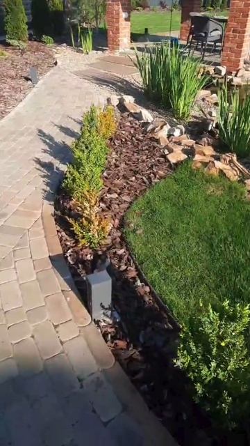 работа на ландшафте #сад#ландшафт#стройка