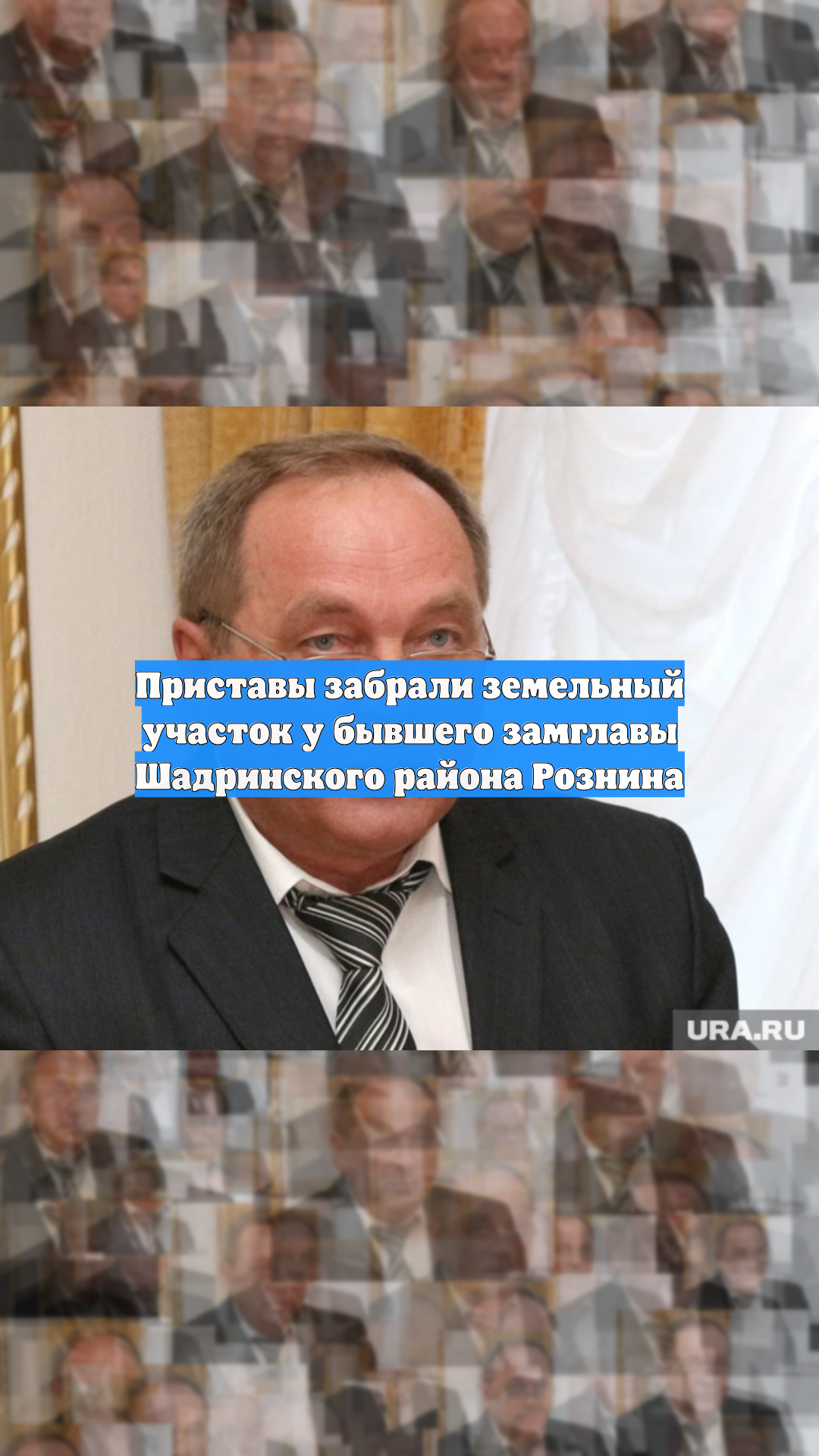 Приставы забрали земельный участок у бывшего замглавы Шадринского района Рознина