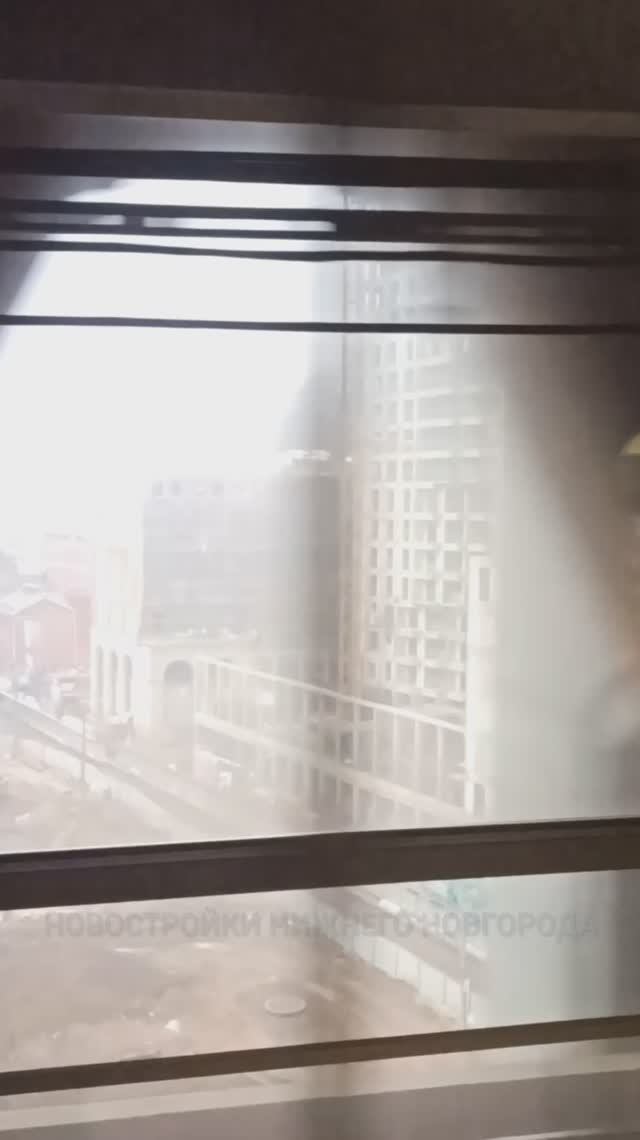 Строительные работы новостроек на улице Черниговской, в Нижегородском районе // Ноябрь 2025