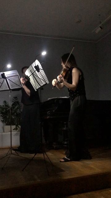 Чеховка. Концерт во тьме, но не кромешной. Скрипка, альт, виолончель и фагот все разом. Фрагмент 16