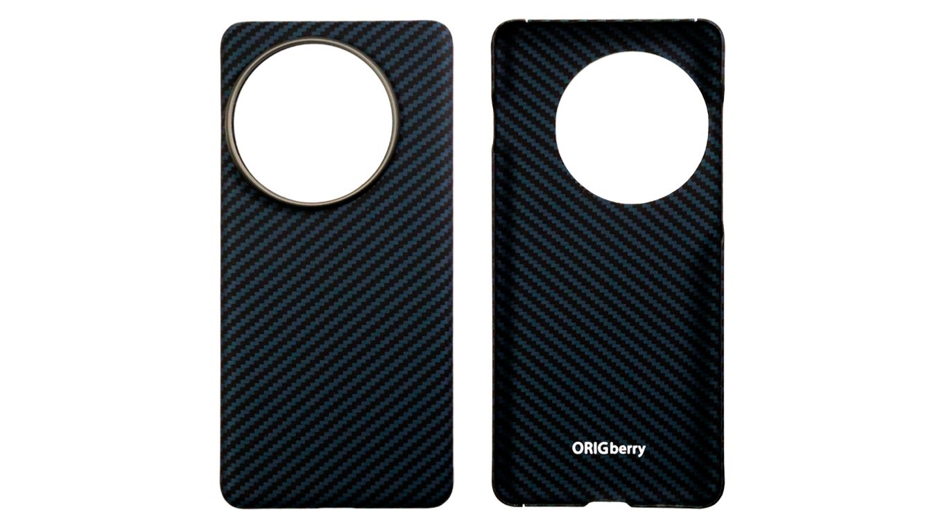 Карбоновый чехол для Oneplus 13, синий (Blue)