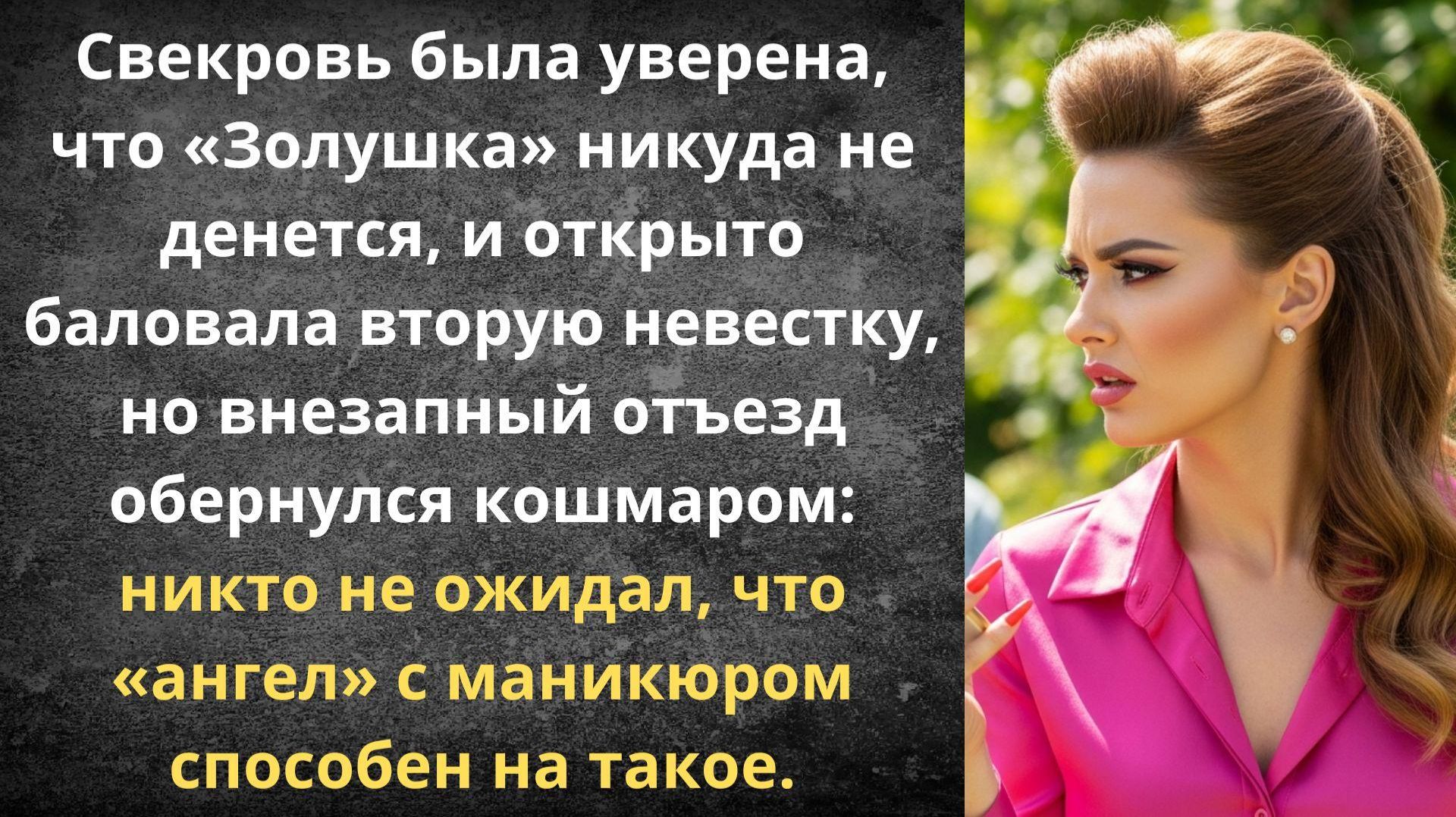 Бумеранг для любимой невестки | Истории из жизни