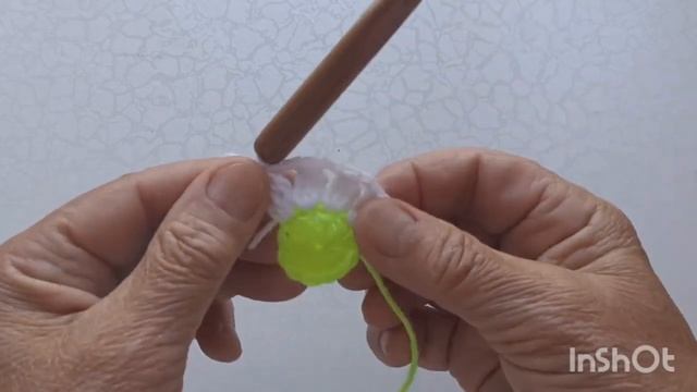 Квадратный мотив крючком для пледа , салфетки , коврика.