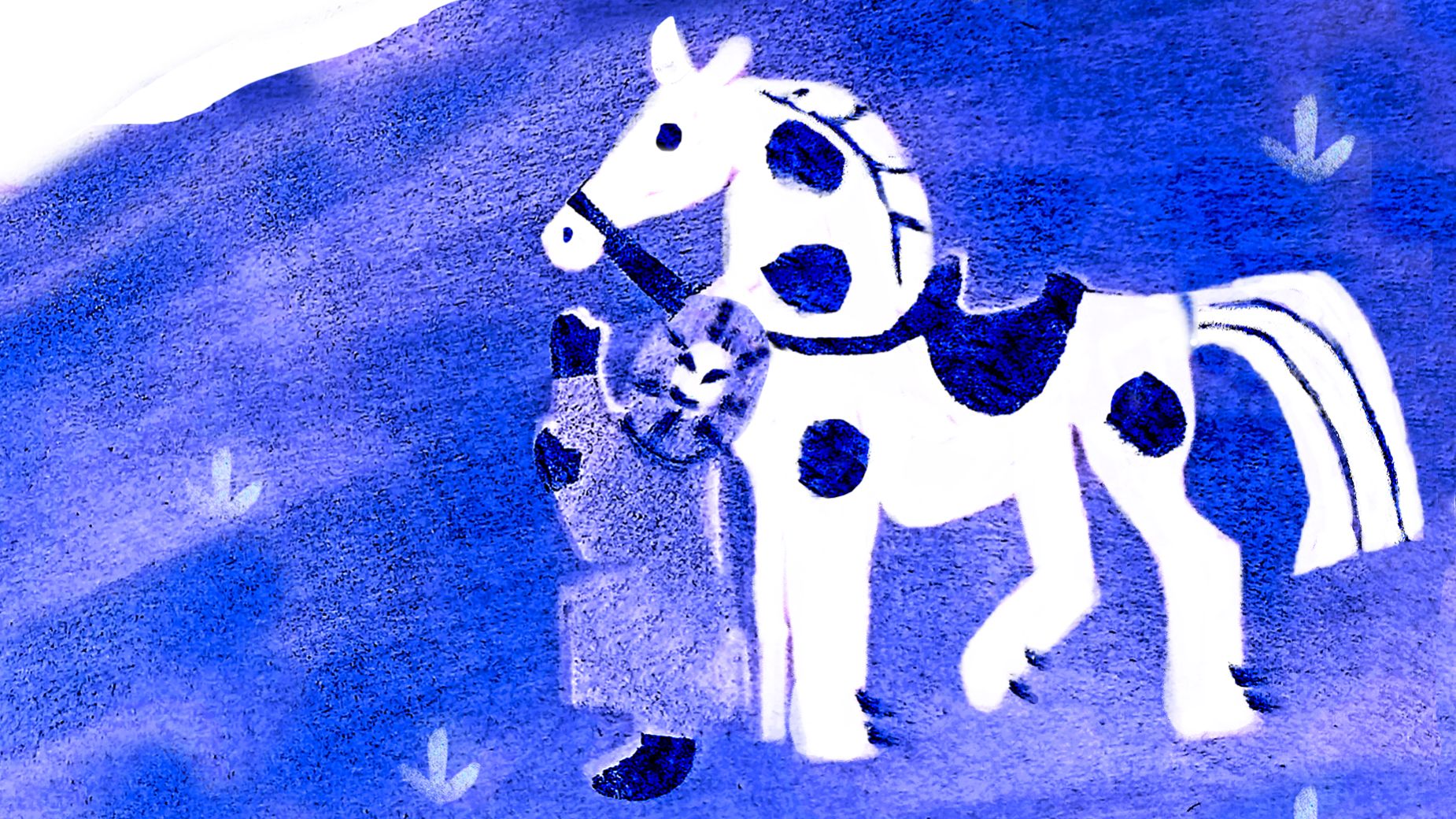 Дизайн мультимедийного издания по сказке «Лошадь и Олень» с одноголосой озвучкой