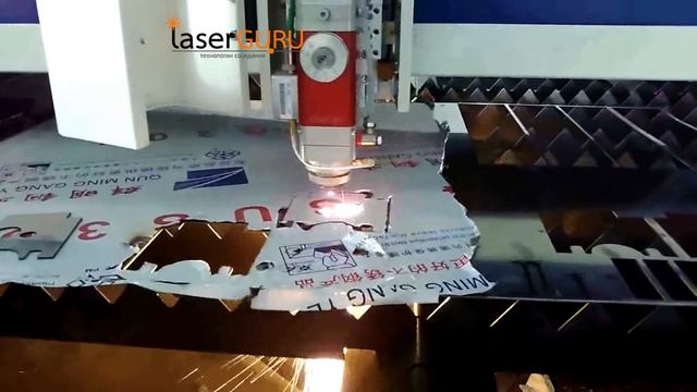 Резка нержавеющей стали 1.6 мм на лазерном станке sekirus 2513L 300Вт