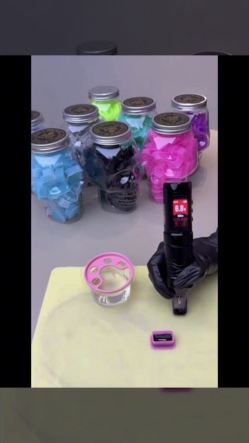 Колпачки силиконовые AVA SKULLDNA Big Magnum Silicone Ink Cup (80 шт.)