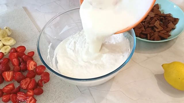 🍓🍪🍌Летний и легкий ДЕСЕРТ без САХАРА и без ВЫПЕЧКИ