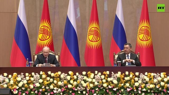 «Мы это высоко ценим»: Путин — о поддержке использования русского языка в Киргизии