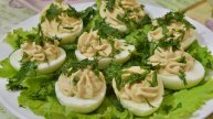 ЗАКУСКА "Гости на пороге" - ВКУСНО/ПРОСТО/БЫСТРО. Фаршированные яйца/Закуска на праздничный стол.
