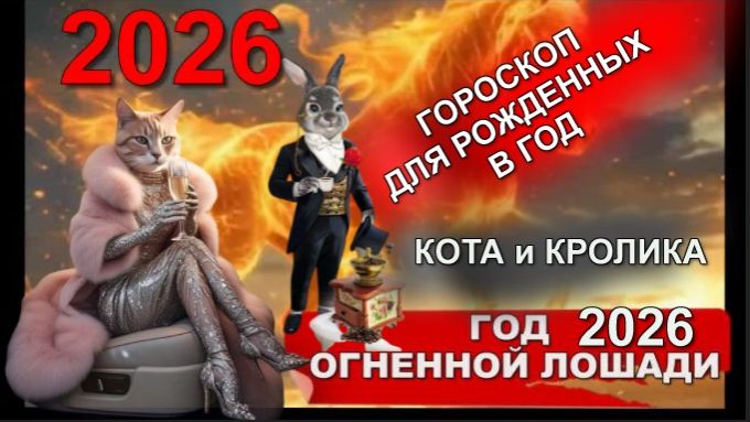 ГОРОСКОП на 2026 ДЛЯ РОЖДЕННЫХ В ГОД #КРОЛИКА #1939 #1951 #1963 1975 #1987 #1999 #2011 #2023