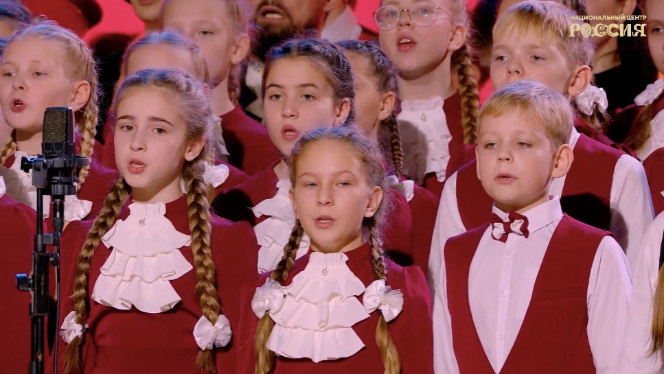 Гимн России. Большой детский хор им. В.С. Попова, дирижер Юрий Башмет