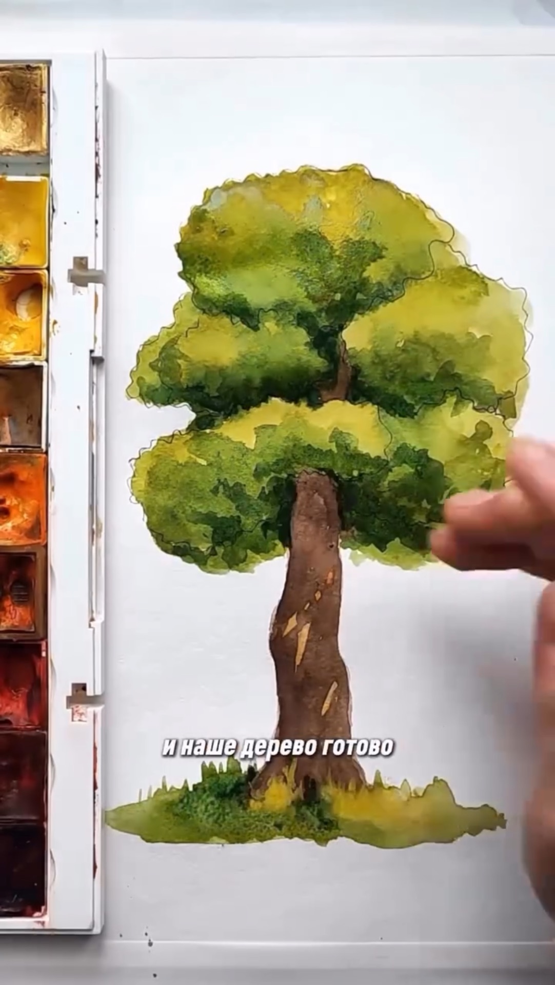 Как легко нарисовать дерево 🌳 Жмите выше, чтобы получить🎁