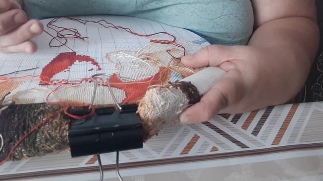 Вышиваю Мадонну Литту.