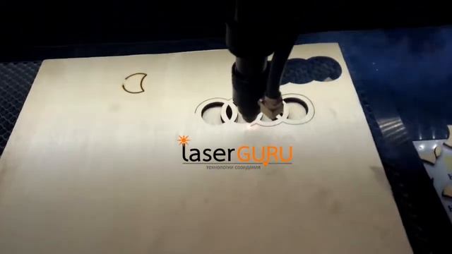 Лазерная резка дерева 5мм 100 Вт
