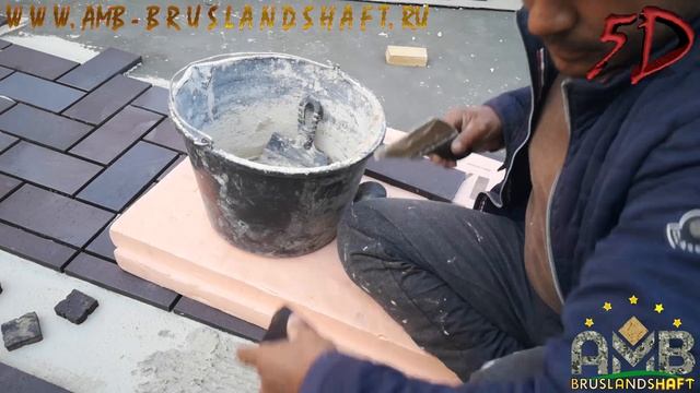Элитное мощение укладка тротуарной плитки и брусчатки