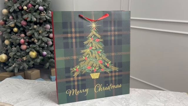 Подарочный пакет БЕСТ ГИФТ, бумага, зелёный, 48х42 см, 451746-1