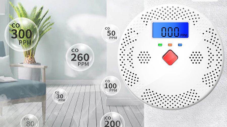 Умный WiFi CO датчик угарного газа Tuya smart