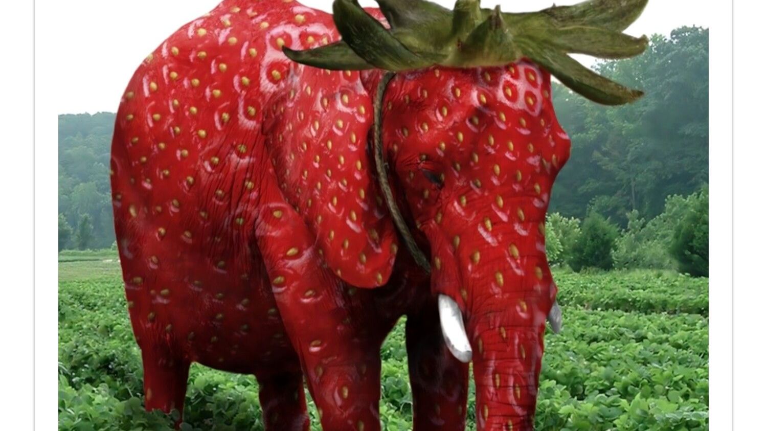 Клубничный слон.
