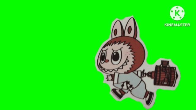 лабубу бежит футаж