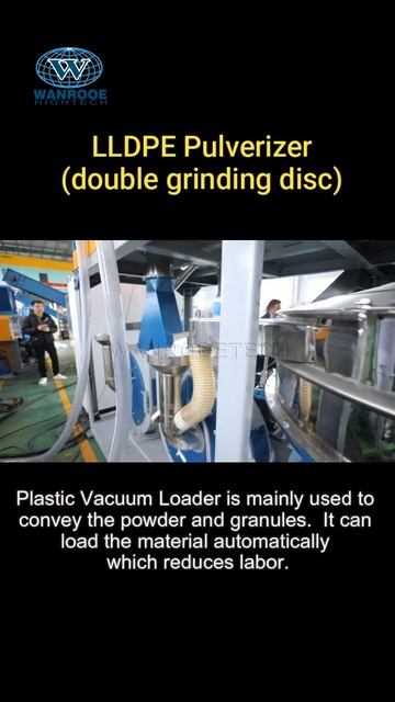 Как двухдисковая мельница измельчает ЛПЭНП гранулы в порошки?