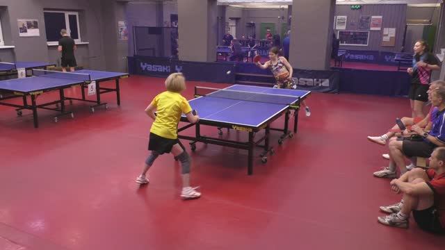 1/8 Остроумов/Бурикова (1194) - Смирнов/Попова (584) Настольный теннис МИКСТ 31 очко 16.11