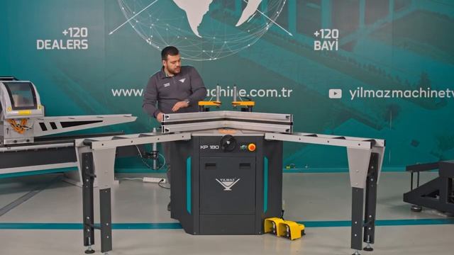 Yilmaz KP 180 - Гидравлический углообжимной пресс для алюминиевых профилей