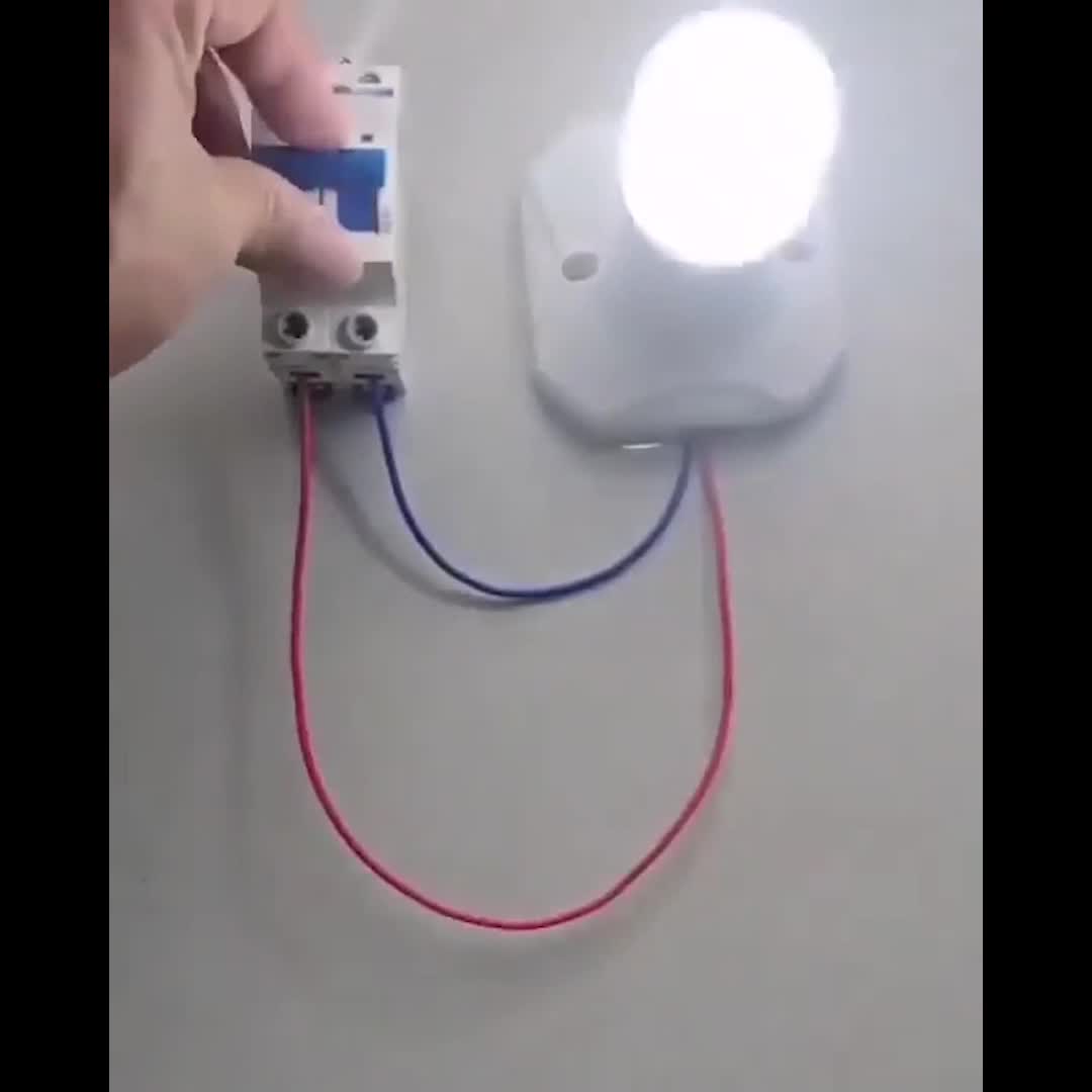 Как подключить выключатель освещения.