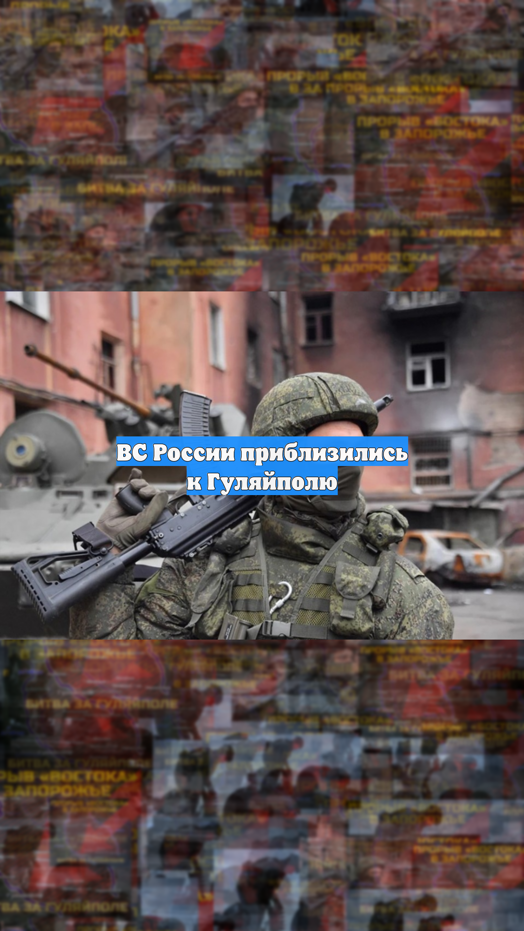 ВС России приблизились к Гуляйполю