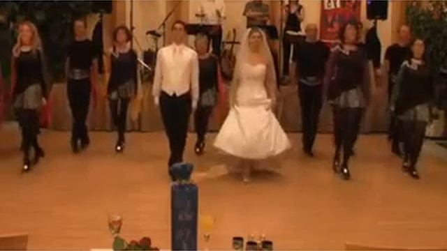 Свадьба с ирландским танцем.