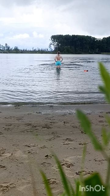 Прогулка с ВЕО. Игры с ВЕО в воде.