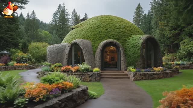 Сказочный дом мечты – 3D идея для вдохновения с планировкой и интерьером 🏡🏚️🏠 вариант (466)