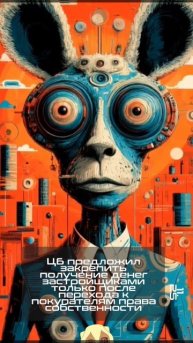 ЦБ предложил закрепить получение денег застройщиками только после перехода к покупателям права собст